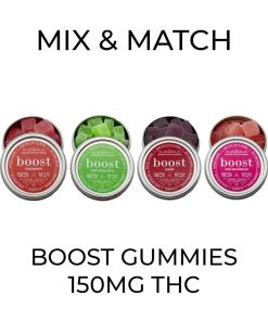 5 Pack Boost Gummies (150mg) - Mix and Match