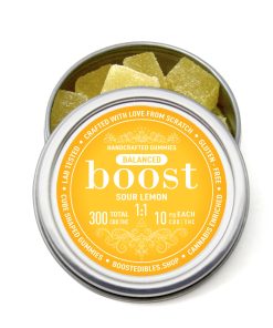 Boost 1:1 (CBD:THC) Sour Lemon Gummies