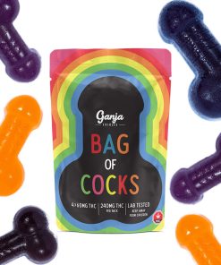 Ganja Bag of Cocks Regular – 4 x 60mg THC